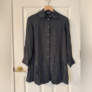 J. Crew New Amelia shirt-dress in crepe de chine NWT XSP